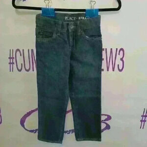Children's place boys straight leg blue jeans size 4 new with tags